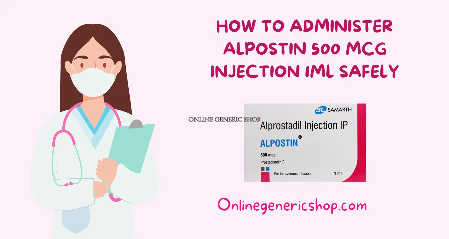 How to Administer Alpostin 500 Mcg Injection 1ml Safely